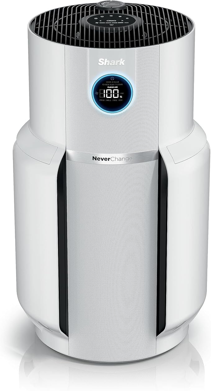 Shark Air Purifier with NeverChange Air Filter Technology, 5 Year HEPA Filter by Amazon+Renewed