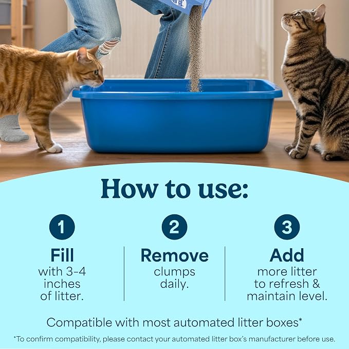 Fresh Step Simply Unscented Clumping Litter, Fresh Step Unscented Cat Litter - Image 4