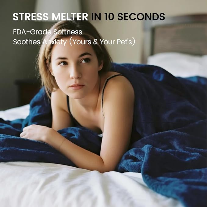 gogobunny Waterproof Bed Blanket, Reversible Sherpa Fleece Throw Blanket - Image 2