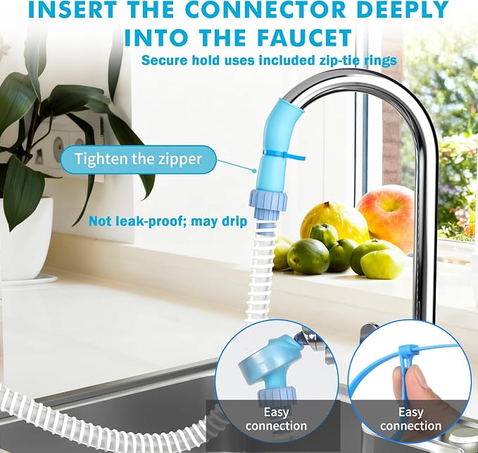 Slip-On Bathtub Faucet Sprayer Attachment - Image 3