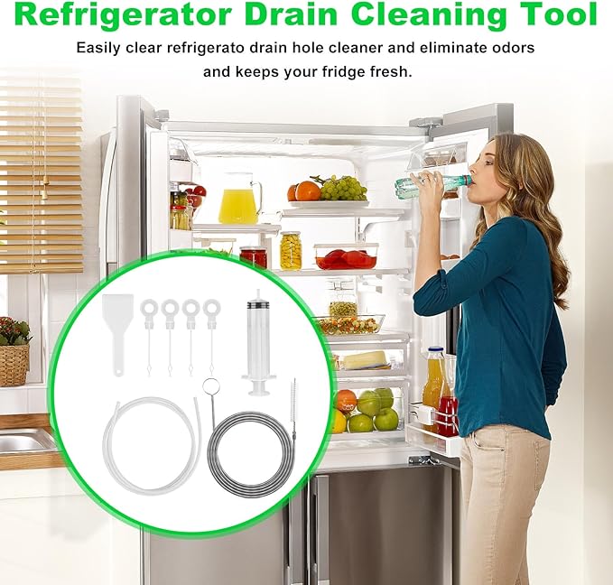 8 PCS Refrigerator Drain Cleaning Tool - Image 3