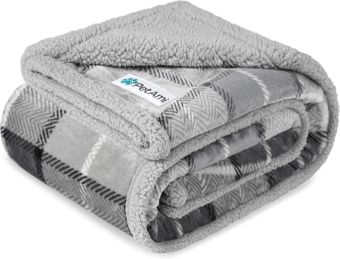 PetAmi Waterproof Dog Blanket for Medium Large Dog Puppy Cat Throw for Couch by PetAmi