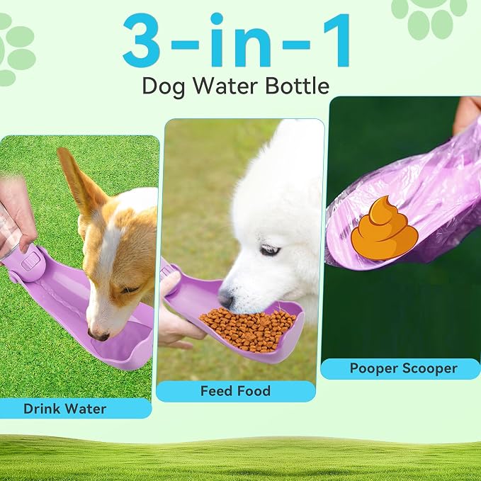 UPSKY Dog Water Bottle | Portable & Foldable Dog Water Bottle | 3-in-1 Portable - Image 4