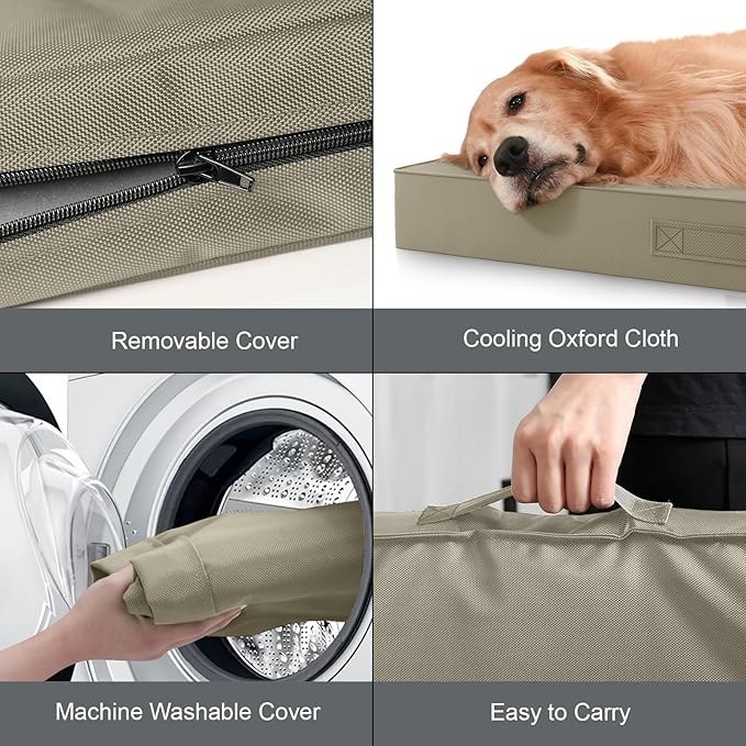 Outdoor Extra Large Dog Bed, Jumbo Waterproof Dog Bed - Image 6