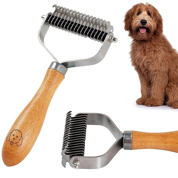 Pet Dematting Comb for Dogs and Cats by WeLoveDoodles