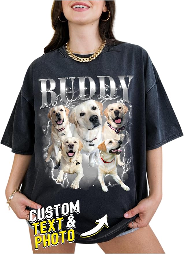 Custom Bootleg Rap Tee, Personalized Girlfriend Vintage Graphic T-Shirt by CustomsMerch