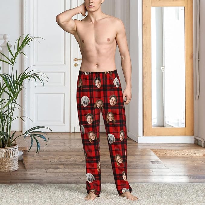 Personalized Pajama Pants For Men Women Custom Pajama Pants - Image 4