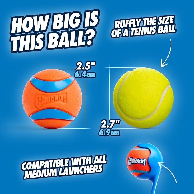 Chuckit! Ultra Dog Ball & Launcher Bundle Classic 26M 26" Length - Image 3