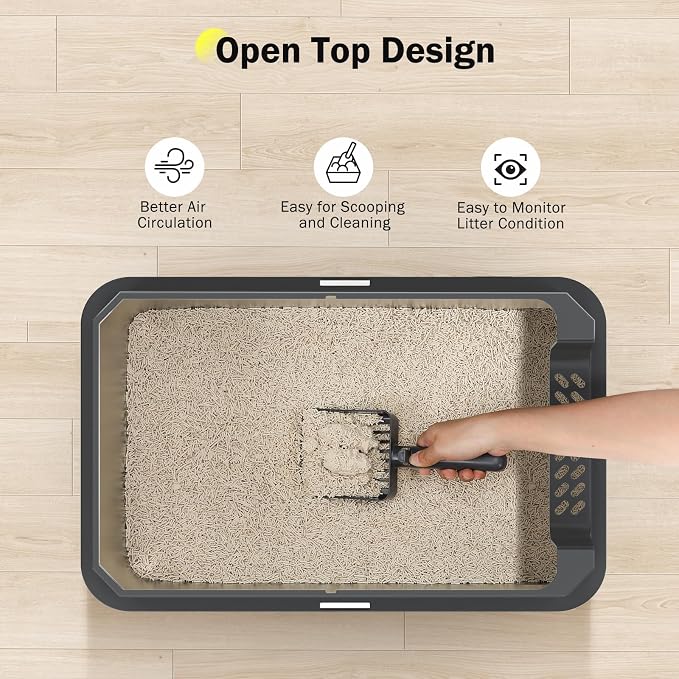 Stainless Steel Litter Box, Extra Large Litter Boxes - Image 7