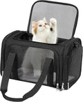 Discala Cat Dog Carrier Up to 15 Lbs TSA Airline Approved Pet Carrier by Discala