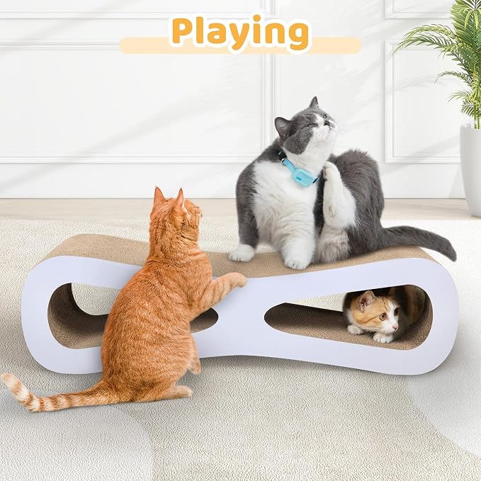 COZIWOW Cat Scratcher Lounge, Cat Scratching Board, Cardboard Lounge Bed - Image 5