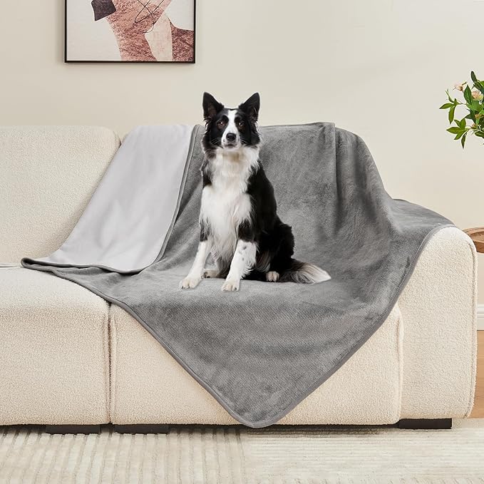 Waterproof Blanket 60"x80" for Adults, Reversible Waterproof Bed Cover for Dogs - Image 6