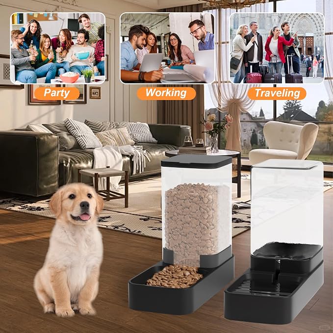 Automatic Cat Feeder and Water Dispenser in Set - Image 7
