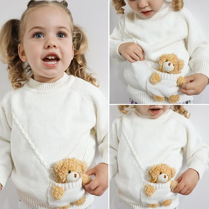Simplee kids Baby Girl Knit Sweater - Image 4