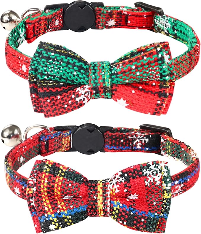 Joytale 2 Pack Christmas Cat Collar by Joytale