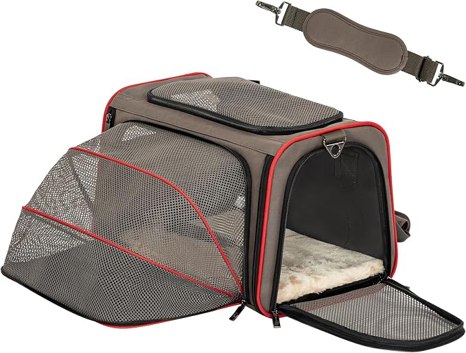 Petsfit Expandable Cat Carrier Dog Carriers, Airline Approved Soft-Sided - Image 9