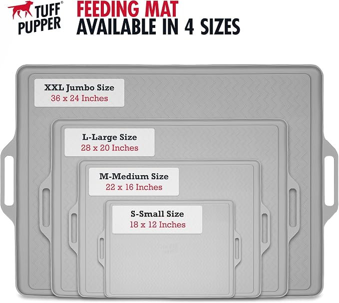Tuff Pupper 28x20 Large Dog Feeding Mat - Image 6