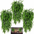 HERCOCCI 3 Pack Reptile Plants, Terrarium Hanging Plants Vines Artificial by HERCOCCI