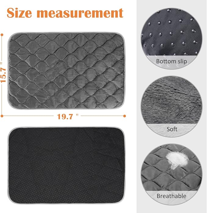 ULIGOTA Self Warming Cat Bed Self Heating Cat Mat Thermal Pet Bed Mat - Image 8
