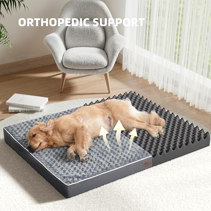 WESTERN HOME WH Large Dog Bed for Large, Medium Dogs, Orthopedic Pet Bed - Image 2