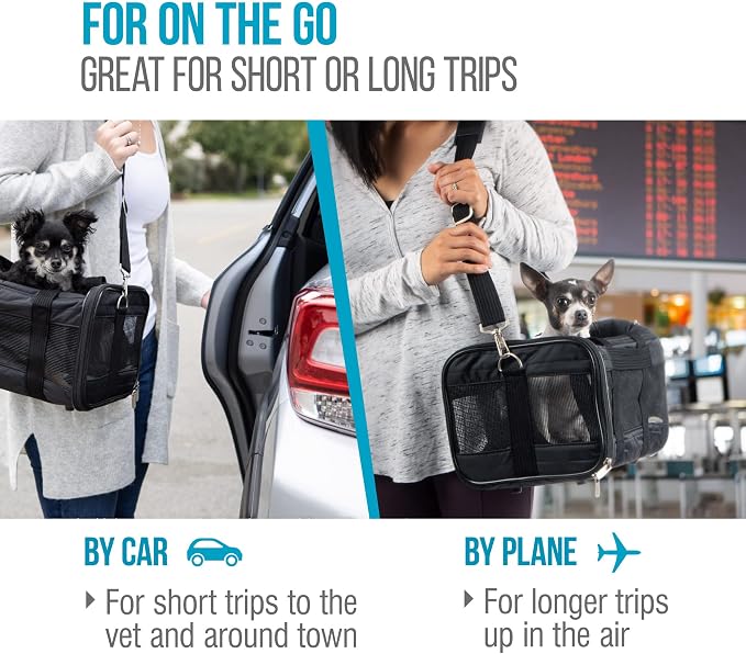 Sherpa Original Deluxe Travel Pet Carrier, Airline Approved & Guaranteed On - Image 12
