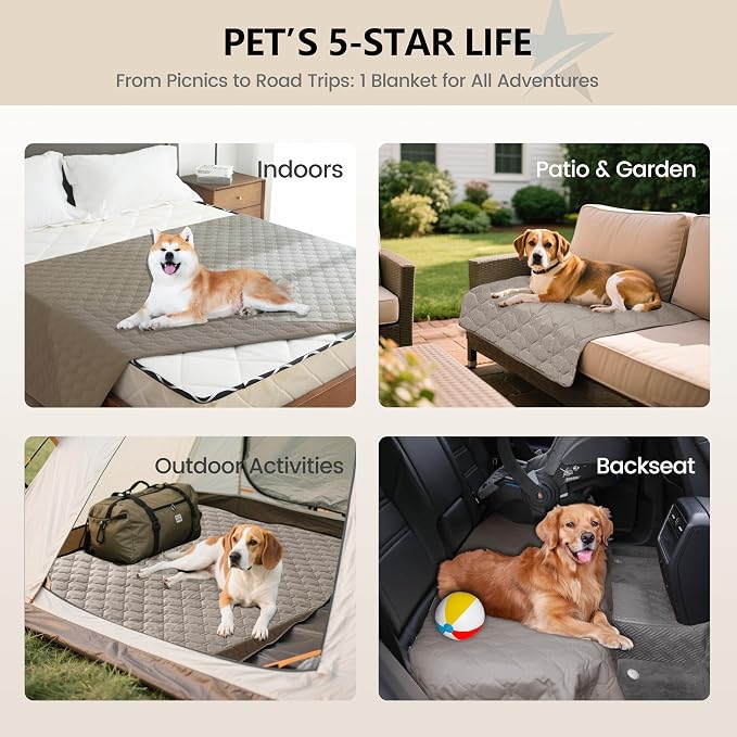 gogobunny 3X Stronger Waterproof Pet Blanket, Scratch Proof Furniture Protector - Image 3