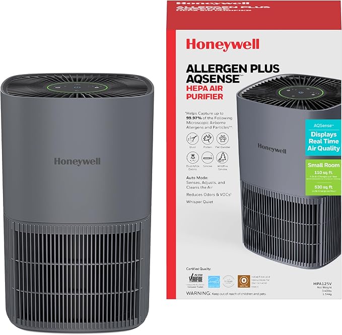 Honeywell Allergen Plus Compact HEPA Small Room Air Purifiers by HoneywellPluggedIn