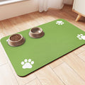 Pet Feeding Mat-Absorbent Pet Placemat by Incenseburner
