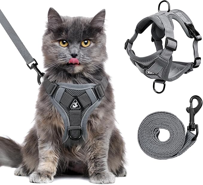 Escape Proof Cat Harness and Leash Set by GCVOPTON
