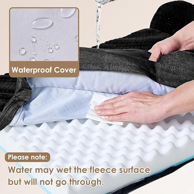 EHEYCIGA Orthopedic Dog Bed Medium Size Dogs, Memory Foam Dog Bed - Image 3