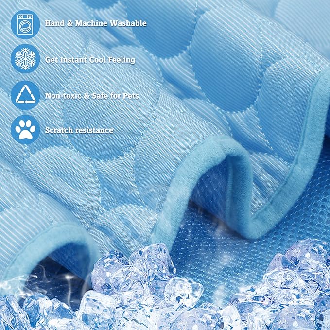 Washable Dog Ice Silk Self Cooling Mat - Image 7