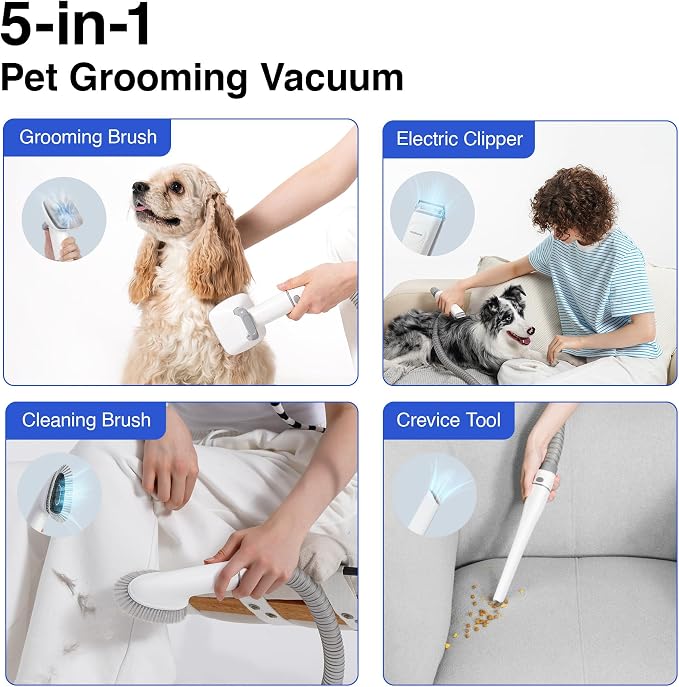 Neakasa 5 in 1 P0 Pro Dog Grooming Vacuum - Image 3