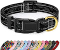 Reflective Dog Collar for Medium Dogs, Cute Camouflage Adjustable Heavy-Duty by TMOODEL