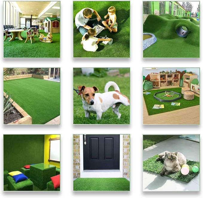 ALTRUISTIC Artificial Grass 4FTX28FT, Realistic Fake Grass Deluxe Turf - Image 8