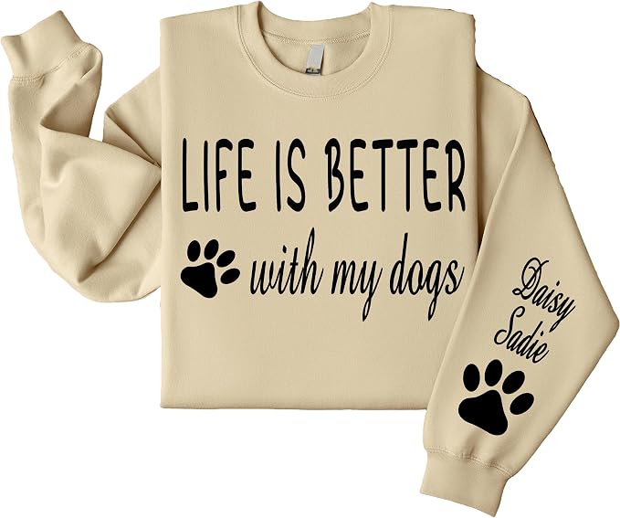 Custom Dog Mom Shirt for Women Pet Ears Sweatshirt - Image 2