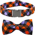 Halloween Dog Collar, Pet Collar Bow Plaid Puppy Collars Girl Boy Holiday Pet by BoboRainbow