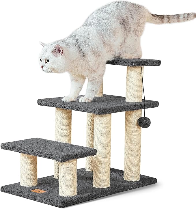 Pawque Dog Stairs & Cat Scratching Post Pet Steps by Pawque