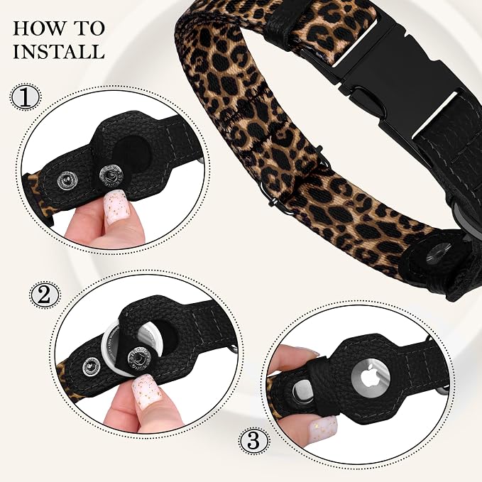 AirTag Dog Collar for Small Medium Large Breed - Image 3