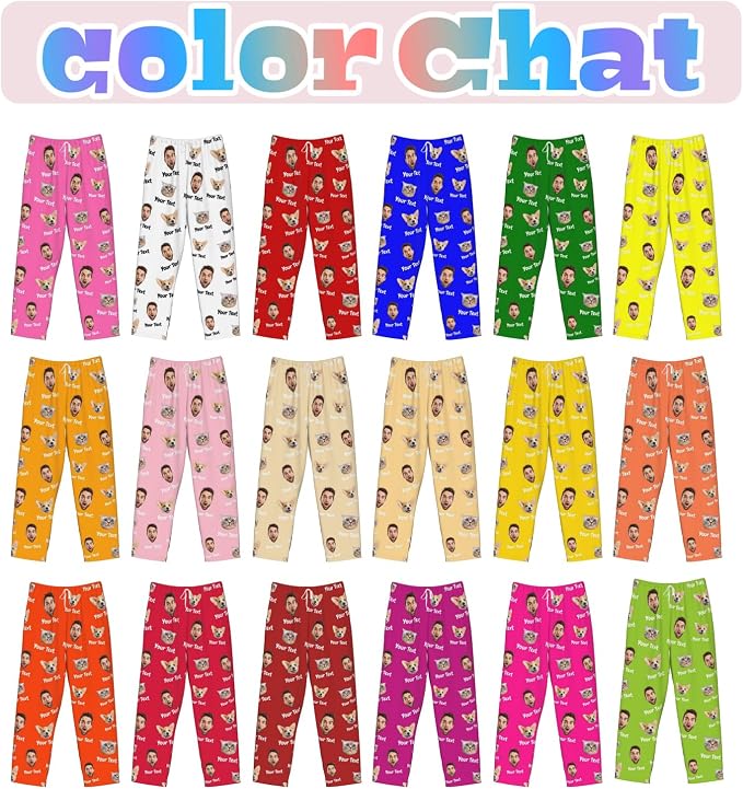 Custom Pajamas Pants Plaid Personalized Funny PJ Pant Design - Image 2