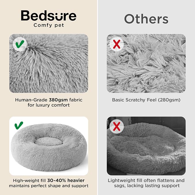 Bedsure Calming Dog Bed for Small Dogs - Image 3