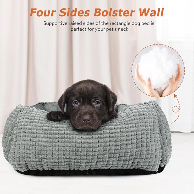 MIXJOY Rectangle Washable Orthopedic Dog Bed - Image 5