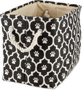 Bone Dry Pet Storage Collection Lattice Paw Print, Small Rectangle by BoneDry