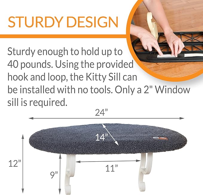 K&H Pet Products Kitty Sill Cat Window Perch - Image 2