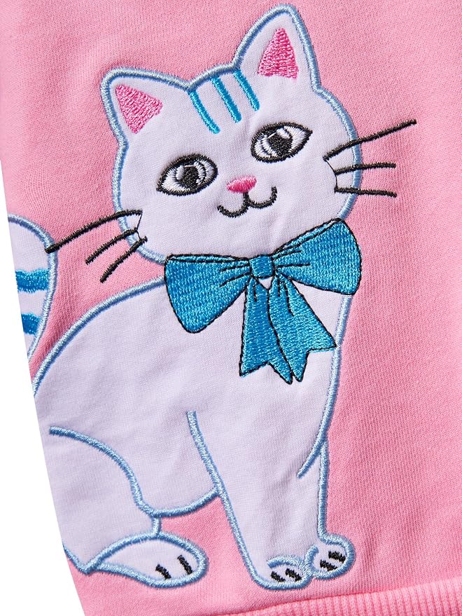 Toddler Baby Girls Cotton Sweater, Long Sleeve Crewneck Sweatshirt Pullover - Image 9