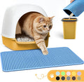 Cat Litter Mat - 23.2'' x 29.1'' Large Litter Trapping Mat, Waterproof by Powools