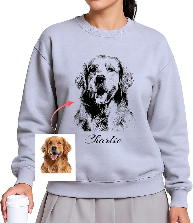 Easycosy Custom Sweatshirt for Couples Men Women, Personalized Hoodies by Easycosy