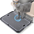 Large Cat Litter Box Step Mat, 16.5"x11.2" Cat Ramp Stairs, Cat Litter Catcher by Bartuke