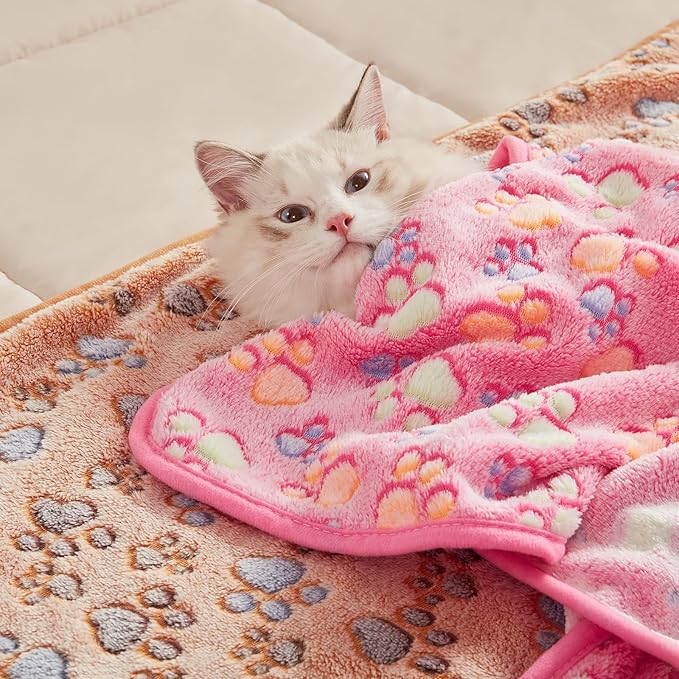 Luciphia 1 Pack 3 Blankets Super Soft Fluffy Premium Fleece Pet Blanket Flannel - Image 7