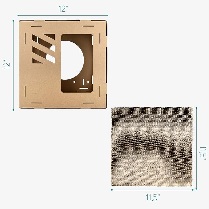 Navaris Modular Cardboard Cat House - Image 6