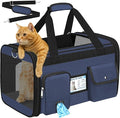 HUANLANG Cat Carrier Airline Approved, Soft-Sided Dog Carriers by HUANLANG
